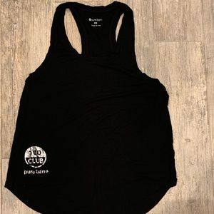Pure barre black tank top